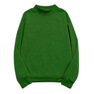 Sweat-shirt à col montant pour femme, coupe moderne, matière douce, design simple pour un style de mode quotidien - Product Image 1