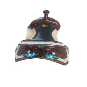 Silla de Montar Occidental Trident International Multicolor, Transpirable e Inteligente, para Equitación y Doma, Hecha en Uttar Pradesh - Product Image 1