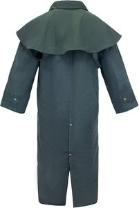 Manteaux d'équitation longs en toile cirée australienne imperméables avec logo personnalisé pour hommes – Vente en gros - Product Image 2