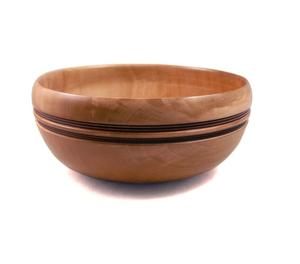 Venta Directa de Fábrica, Tazón Redondo de Madera Estilo Americano para Ensaladas, Frutas, Sopas, con Logotipo Personalizado, Tazón de Madera para Servir la Cena - Product Image 6