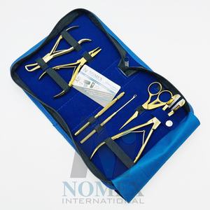 Kit de herramientas de extensión de cabello chapado en oro Incluye alicates Herramientas de bucles de cabello en Rexene Kit Calidad de precisión Grado quirúrgico - Product Image 1