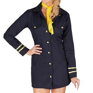 Nuevo Traje de Azafata de Fabricación Propia, Uniforme de Vuelo para Mujer a Precio Accesible, Ropa de Tripulación de la Mejor Calidad - Product Image 1