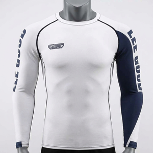 Customize Your Own Logo Sublimated Full Sleeve <b>Rash</b> <b>Guard</b> For Gym Training & Fighting Compression Shirt <b>MMA</b> <b>Rash</b> <b>Guard</b> - Product Image 3