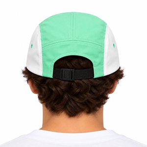Gorra de Campamento Unisex de 5 Paneles, Ajustable, Personalizable, Ligera, con Frente Curvo, Diseño de Dos Tonos - Product Image 2