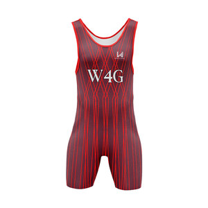 Trajes de Lucha Libre Personalizados para Hombre, Impresión Digital, Transpirables, Ligeros, 200gsm, Elásticos, de Secado Rápido, Duraderos, Spandex/Poliéster - Product Image 1