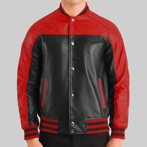 Veste de baseball décontractée sur mesure de haute qualité, nouvelle arrivée 2027, en laine/viscose, à capuche, coupe-vent, style varsity - Product Image 1