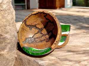 Tazón de Servir de Madera de Acacia Hecho a Mano, Vajilla de Lujo para Hoteles y Restaurantes - Product Image 6