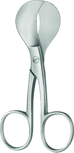 Ciseaux ombilicaux professionnels avec lames courbées en acier inoxydable, modèle standard pour droitiers, USA, longueur 10,5 cm - Product Image 2