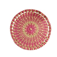 Ensemble de produits chauds Set de table en jonc de mer pour printemps et été Décoration de table, tapis et tampons brodés, ou décoration murale Décoration de la maison
