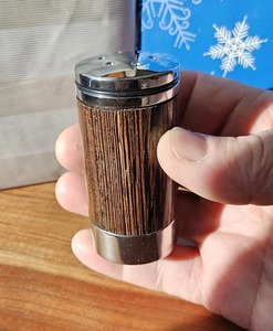 Elegant Set Of 2 Wooden <b>Salt</b> And Pepper <b>Shakers</b> For Home Kitchen Dining Table Natural Rustic Handmade Spice Organizer - Product Image 6