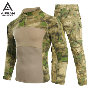 Aifran Custom <b>Camouflage</b> Uniform Set Breathable Durable Field Wear Jacket and Pants for Outdoor Activities - Product Image 1