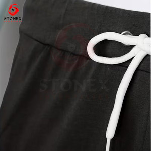 Shorts de Algodón para Mujer con Cordón Ajustable, Suaves, Transpirables, Corte Holgado, Ideales para Viajes, Vacaciones, Playa y Verano - Product Image 2