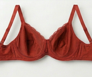 Soutien-gorge sans armatures rouge sans coutures pour femme, bonnet complet, bretelles réglables, dos en Y, maintien quotidien, lavable en machine - Product Image 5