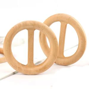 Anillos de Madera para Mujer, Hechos a Mano, Ecológicos, Diseño Duradero, Acabado Liso, Estilo Étnico Moderno para Cinturones, Bolsos y Accesorios - Product Image 1