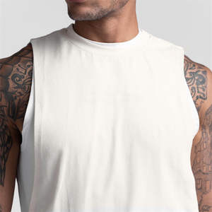 NESTA SPORTS Nouveau Débardeur Homme Personnalisé Tendance Uni Grande Taille pour Musculation Fitness et Entraînement en Salle de Sport - Product Image 3