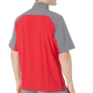New Design Custom Made Batting Cage <b>Jacket</b> <b>Half</b> <b>Zip</b> Front Stand Collar Front Logo Baseball <b>Men's</b> <b>Jackets</b> For Adults And Youths - Product Image 6