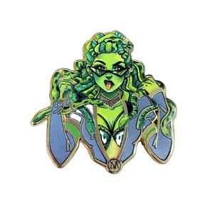 งานฝีมือโลหะเคลือบแข็งแบบกำหนดเอง + พิมพ์ UV พร้อมเคลือบเงาสีดำ นิกเกิล ทอง เงิน ทองแดง กลิตเตอร์ และเคลือบเงาแบบใส - Product Image 2