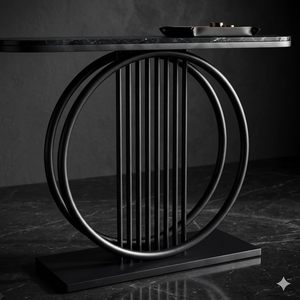 Mesa de Centro Moderna y Duradera con Estructura Metálica para Sala de Estar - M.F. EXPORTACIONES INTERNACIONALES Modelo MF-AB-203 - Product Image 1