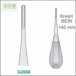 เครื่องมือถอนรากฟันปลายโค้ง ขนาด 4.0 มม. ทำจากสแตนเลส 420 ด้ามจับแบบกลวง ยาว 140 มม. สามารถนึ่งฆ่าเชื้อและนำกลับมาใช้ใหม่ได้ - Product Image 5