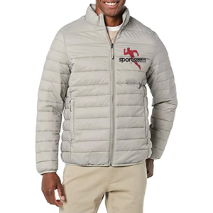 Chaqueta acolchada negra para hombre Sportscode, con cuello alto, cierre de cremallera y forro de sherpa, para invierno. - Product Image 4