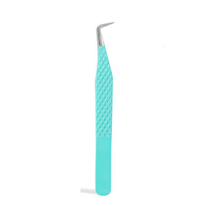 Pinzas para Pestañas de Acero Inoxidable con Puntas de Fibra, Pinzas para Cejas de Punta Fina - Product Image 2