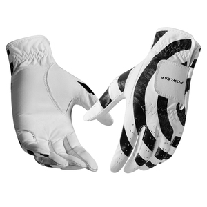 Gants de golf pour hommes en cuir Cabretta, élégants et personnalisés, à doigts entiers, imperméables et coupe-vent, avec étiquettes personnalisées pour le sport - Product Image 6