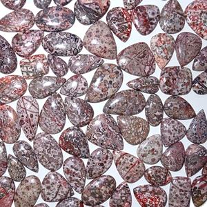 ทำด้วยมือธรรมชาติเกรดสูงผิวเสือดาว Jasper หลวมควอตซ์อัญมณีสำหรับงานฝีมือทำเครื่องประดับขนาดและรูปร่างฟรี - Product Image 1