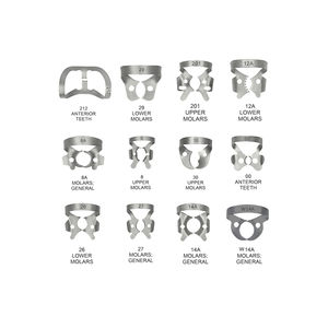 Kit dentaire manuel de haute qualité en acier inoxydable, instruments chirurgicaux incluant un kit de barrage dentaire, un cadre, des pinces, des crochets, un perforateur, certifié CE - Product Image 6