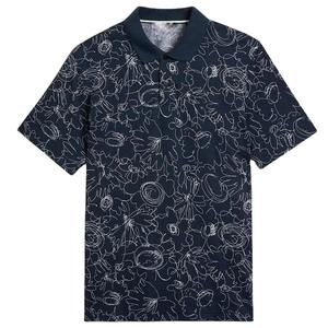 เสื้อโปโลผ้าฝ้ายลายทางพิมพ์ลายตามสั่ง สไตล์ฮาวาย - Product Image 6