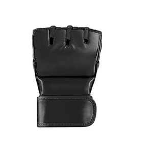 Gants de boxe demi-doigts en cuir personnalisables, confortables et durables pour l'entraînement au MMA et au Muay Thai, avec logo et couleur personnalisés pour adultes - Product Image 3
