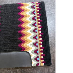 Tapis de selle pour cheval western, tissé à la main, motif aztèque, épais et confortable pour l'équitation - Product Image 2