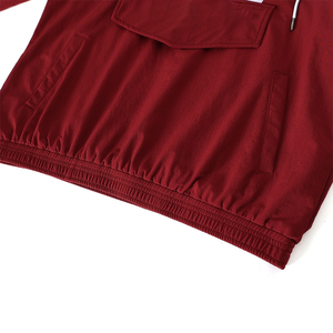 Chaqueta Cortavientos de Talla Grande, Ligera, Tipo Pullover, Resistente al Agua, para Uso en Exteriores, con Capucha - Product Image 5