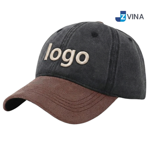 Casquette Snapback Vintage à Blocs de Couleurs avec Logo Personnalisé, Casquette de Baseball en Sergé Brodé sur Mesure Unisexe pour Sports de Plein Air - Product Image 3