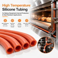Tuyau en silicone haute température pour la protection interne des équipements de boulangerie et les applications résistantes à la chaleur