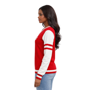 Maglione con Scollo a V Delta Sigma Theta per Donne, Vestibilità Comoda, Tessuto Premium, Abbigliamento Casual per Confraternite Greche - Product Image 3