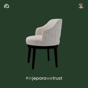 Fauteuil de salle à manger moderne en tissu bouclé, dossier incurvé, pieds en bois massif, chaise de salle à manger de luxe pour restaurant, hôtel, maison - Product Image 3