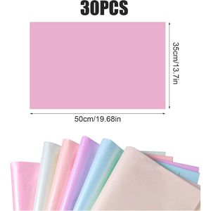 30 Fogli di Carta Velina Metallizzata Perlescente 19,7x13,8 Pollici, Set per Decorazioni di Feste, Compleanni e Matrimoni - Product Image 2