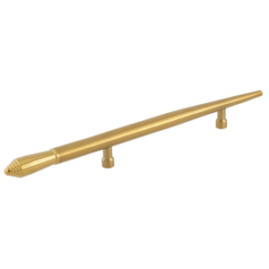 Manija Larga para Puerta Principal de Acero Inoxidable SS 304 con Diseño de Mace, Acabado PVD Dorado, PVD Oro Rosa, PVD Negro, Extremo Cónico, Herrajes para Entrada - Product Image 3