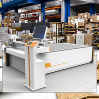 DAKE DK 1625 Wellpappe Desktop Flachbett Automatische Rillen- und Schneideplotter-Maschine Servomotor Kernkomponente 20 Stück/Min