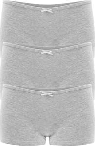 Braguitas tipo bóxer para mujer, de algodón elástico, suaves y cómodas, de cobertura completa, tiro medio, ligeras, ecológicas, con bordado. - Product Image 4