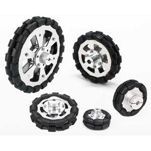 Rueda Omnidireccional para Robot, Neumáticos Metálicos para Coche, Piezas DIY 40.25x18.4 M6 M4 - Product Image 6