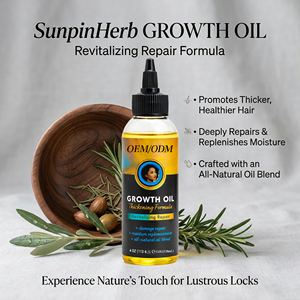 Aceite Orgánico para el Crecimiento del Cabello, Fórmula Herbal Engrosadora, Aceite para el Cuero Cabelludo, Hidratante, Reparador, 118ml - Product Image 3