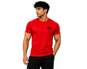 Camiseta Casual de Manga Corta con Cuello Redondo Azul para Hombre, Marca Dumela, Ajustada, de Secado Rápido, Tejida, Transpirable, Anti-Pilling, 100% Poliéster - Product Image 3