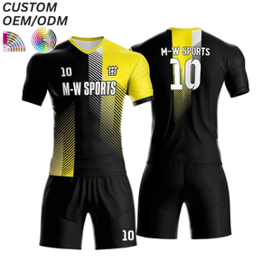 Tenue de football pour équipe, maillot respirant à manches courtes, uniforme d'entraînement imprimé par sublimation, support OEM ODM pour marques de football en gros - Product Image 5