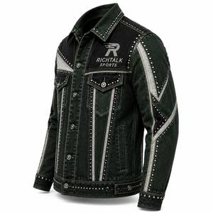 Factory Manufacture New Arrival Winter Long Sleeve <b>Men</b> <b>Jeans</b> <b>Jacket</b> 100% Cotton Customized Front Logo Wholesale 2026 - Product Image 3