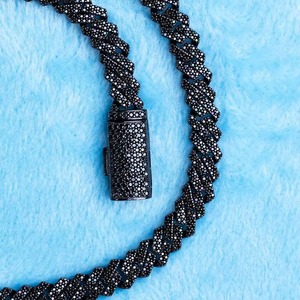 Custom 925 Sterling Silver <b>Black</b> Cuban Gold Plated Zirconia Heart Fine Jewelry & Pendants Necklace Luxury Fashion Gift Wholesale - Product Image 3