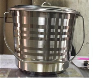 MIINOX MW-PSB Stainless Steel Water <b>Bucket</b> 6-10L Capacity Eco-Friendly Home & Kitchen Utility <b>Bucket</b> for Export - Product Image 5