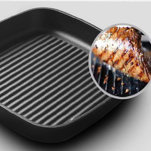 Durable Non Stick Grill Pan With Heat Resistant Handle And Scratch Resistant Cooking Surface Finish - Product Image 5
