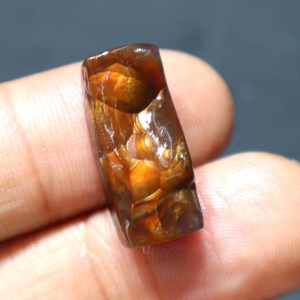 Handmade Jewelry <b>Fire</b> Agate Druzy Cabochon Natural <b>Fire</b> Agate <b>Stone</b> Healing Crystal <b>Fire</b> Agate for Jewelry Making <b>Stone</b> - Product Image 2