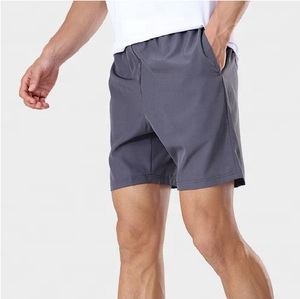 Shorts écologiques respirants et légers pour le sport, l'entraînement, la remise en forme, la course à pied, shorts de sport pour hommes, couleur marron uni - Product Image 5